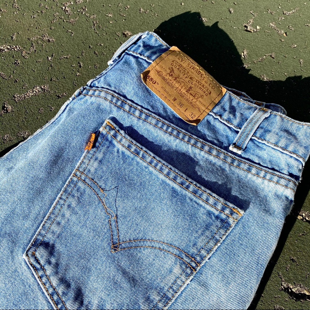 High Waisted Orange Tab Levi’s